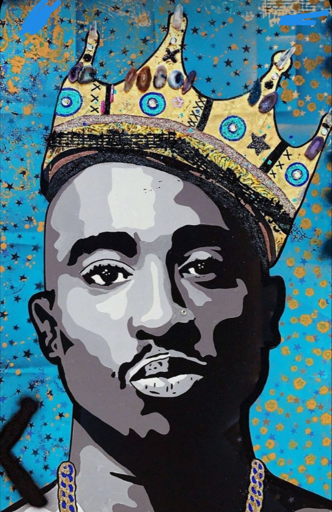 Vak na záda Organic  s potiskem 2pac 