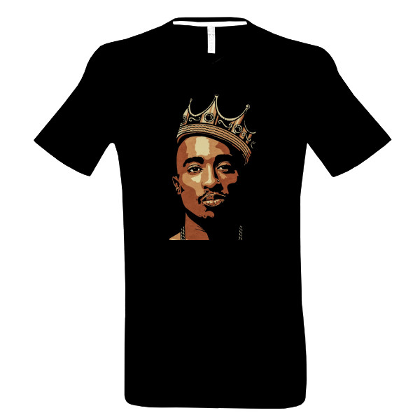 Tričko s potiskem Pánské tričko s krátkým rukávem Tupac